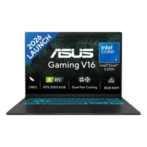 ASUS V16 V3607VJ-TK288W – Intel Core 5 210H, RTX 3050 6GB, 8GB DDR5, 512GB SSD, 16" 144Hz Gaming Laptop